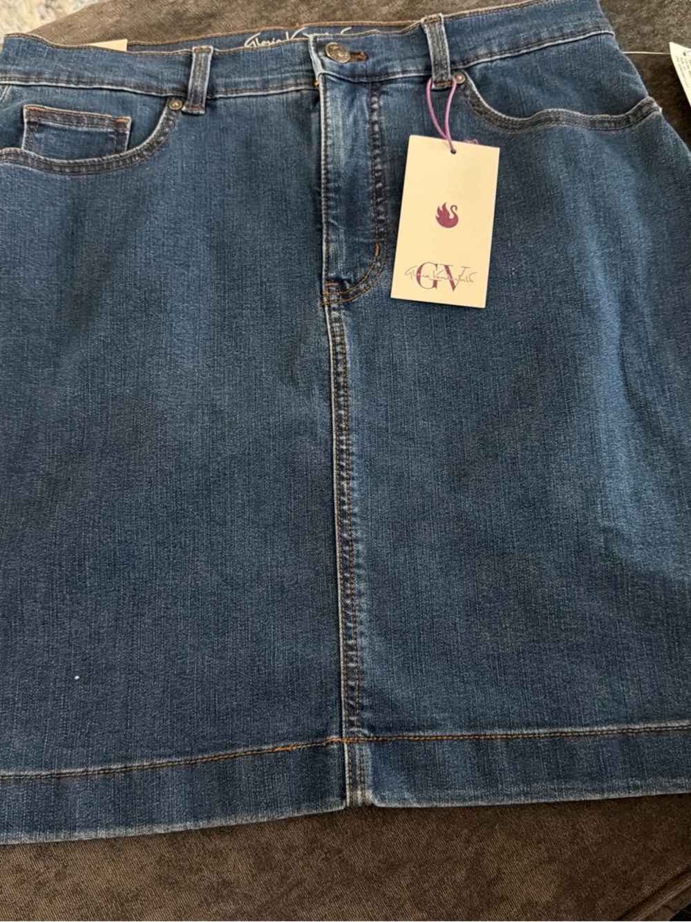 GAP Blue Denim Pencil Skirt